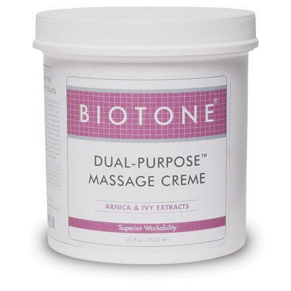 Biotone Dual-Purpose Massage Creme, 36 Ounce