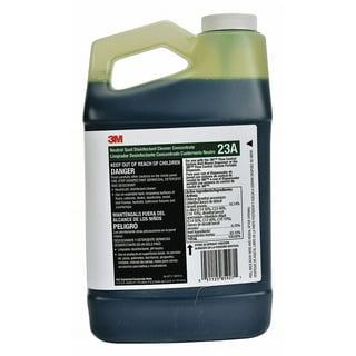 3M MBS Disinfectant Cleaner Concentrate, 0.5 gal Bottle, Unscented,  4/Carton (42A) 