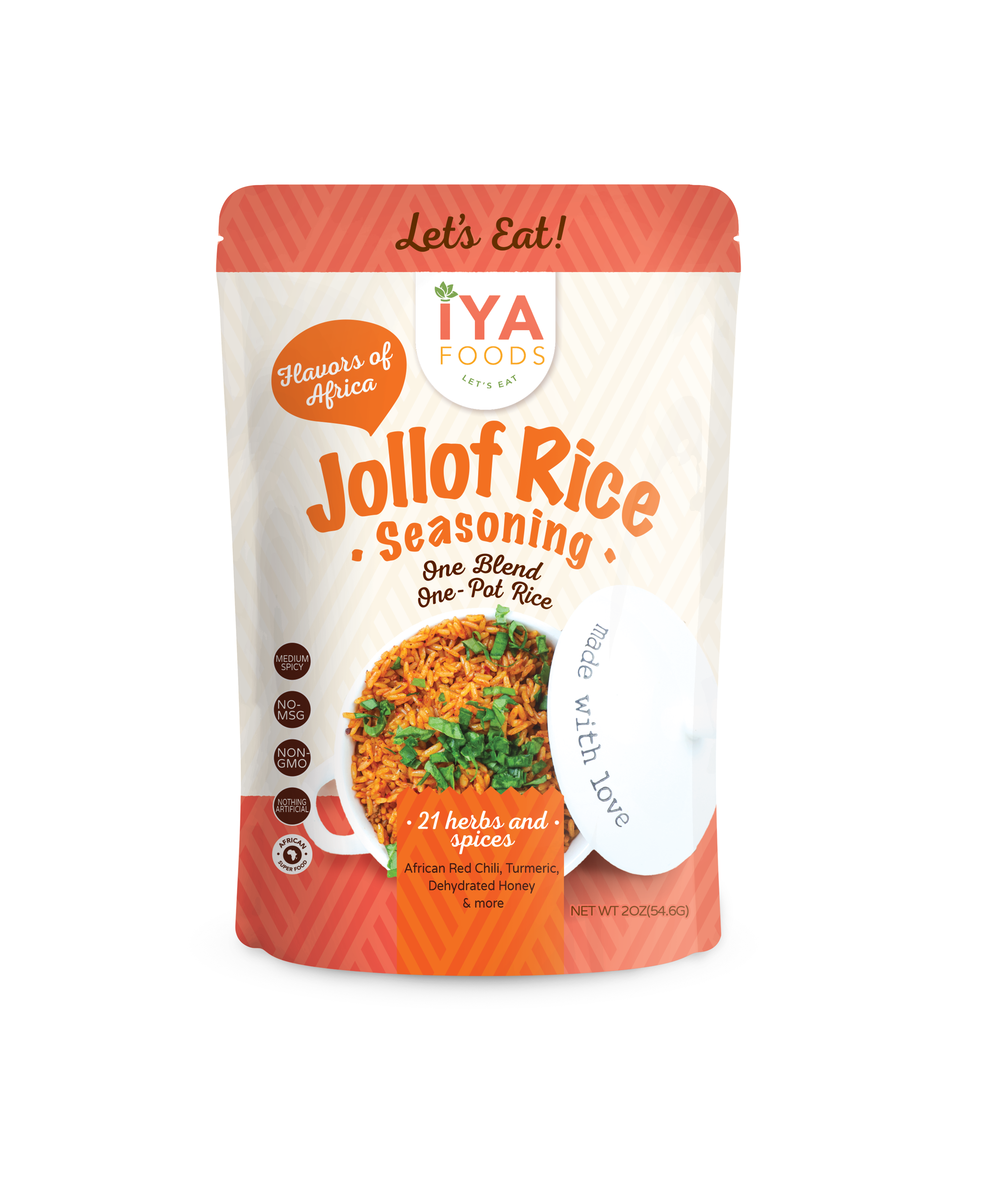 Jollof Rice Pilaf Seasoning 2 oz Pack