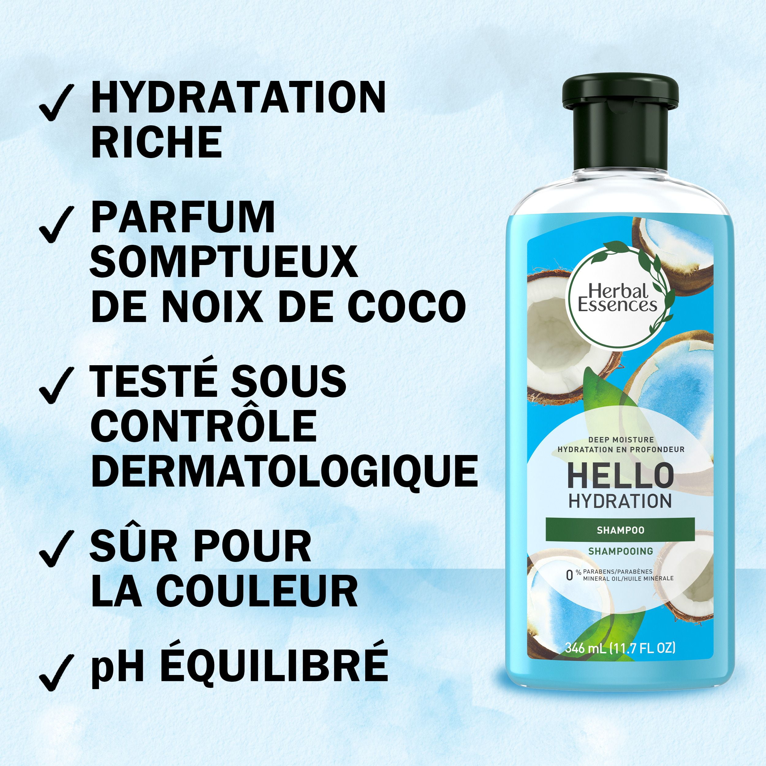 Herbal Essences Hello Hydration Shampoo and Body Wash Deep Moisture for Hair