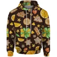 thumbnail image 2 of Sudadera con capucha para hombre con diseño de árbol de Navidad, duradera, nueva, con capucha y sudaderas, marca de ropa para hombre Pinecone, asequible, copo de nieve, 2 of 4