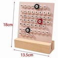 thumbnail image 3 of Wooden Desk Calendar Perpetual Calendar, Green, 3 of 5