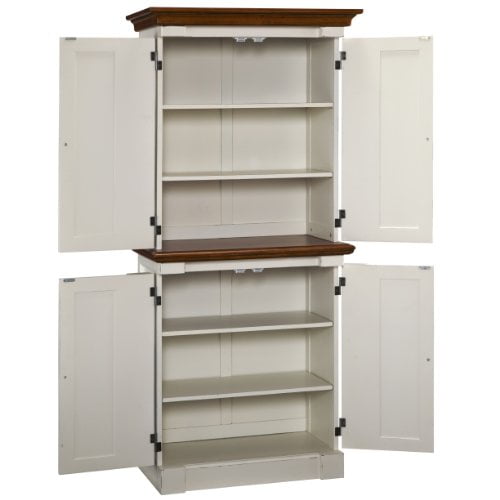 Home Styles The Monarch Pantry Cabinet White Oak Walmart Com Walmart Com
