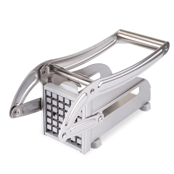 Cortador De Patatas Fritas De Acero Inoxidable Con 2 Cuchillas Para Pepino, Verduras, Zanahoria Kearding HA021766-00