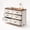 Retro, variant on Gizoon 47.2" W Drawer Dresser, 6 Chest of Drawers, Dresser for Bedroom | Wooden Chest of Drawers with Ample Storage Space, Smooth Rail, Metal Handles, Anti-tipping, for Bedroom, Hallway, Retro