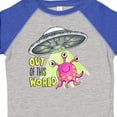 thumbnail image 4 of Inktastic Out of This World Cute Pink Alien Ufo Boys or Girls Toddler T-Shirt, 4 of 5