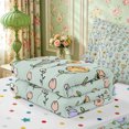 thumbnail image 5 of Manfei Kawaii Rustic Wildflower Zipper Twin Comforter Sets with Fitted Sheet and 2 Pillowcases,Cottagecore Blossom Zipper Bedding Set,Reversible, 5 of 7