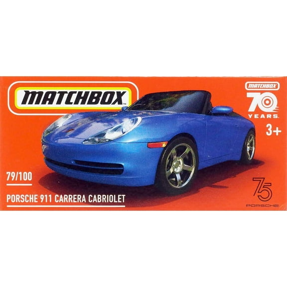 Matchbox 70th Anniversary Porsche 911 Carrera Cabriolet Diecast Car