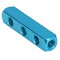 thumbnail image 1 of Aluminum Pneumatic Manifold Splitter, Pure Material, Convenient Installation, Simple Structure, Compatible with Air Pumps, Cylinders, Compressors, Vacuum Engines, 1 of 8