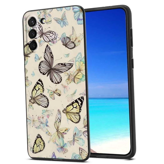 Butterfly-jpg Phone Case, Degined for Samsung Galaxy S22 Case Men Women, Flexible Silicone Shockproof Case for Samsung Galaxy S22