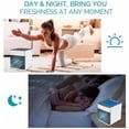 thumbnail image 2 of Réveil Numérique, Horloge Numérique avec écran LED Horloge Digitale Réveil Aver Température/Snooze/ 2 Alarme/12/24 Heures pour Voyages, Chambre, Bureau, Connexion USB ou réveil à, 2 of 5