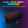 TIMOVO Wireless Keyboard for PS5 Edge Dualsense Controller with RGB