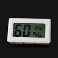 thumbnail image 3 of 2-In-1 Built-In Digital Lcd Thermometer Hygrometer With External For Poultry Aquarium Reptile Incubator - White, 3 of 5