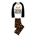 thumbnail image 5 of LuLiaMenton Couples Halloween Pajamas Set, Trick or Treat Pumpkin Face Print PJs, Long Sleeve Matching Sleepwear for Women Men, Mens 5XL, 5 of 5