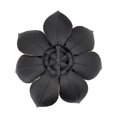 thumbnail image 2 of Sagebrook Home Métal 14" Lotus Wall Deco, Noir, 2 of 2