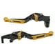 thumbnail image 3 of Pair 147mm Motorcycle Folding Short Clutch Brake Lever CNC Aluminum Alloy for MT07 MT09 FZ07, 3 of 9