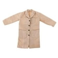 thumbnail image 1 of 1/6 ropa de figura masculina abrigo de figura masculina Casual hecho a mano, moda, disfraz de muñecas gabardina para figuras masculinas de 12 pulgadas Caqui Baoblaze Gabardina en miniatura, 1 of 7