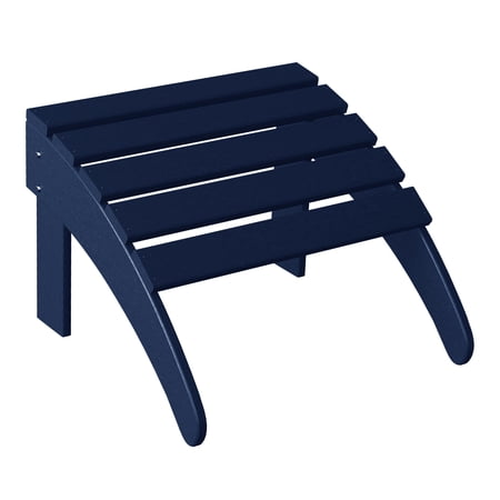 Condition photo showing Good Condition for westintrends malibu outdoor adirondack style ottoman navy blue