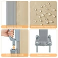 thumbnail image 7 of Yaheetech 19.7'L x 6'H Side Awning Double Retractable Screen for Privacy Patio Garden, Beige, 7 of 7