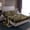 Black Brown, variant on Castle Fairy Safari Deer Twin Sheet Sets for Boys Girls,Abstract Camouflage Bedding