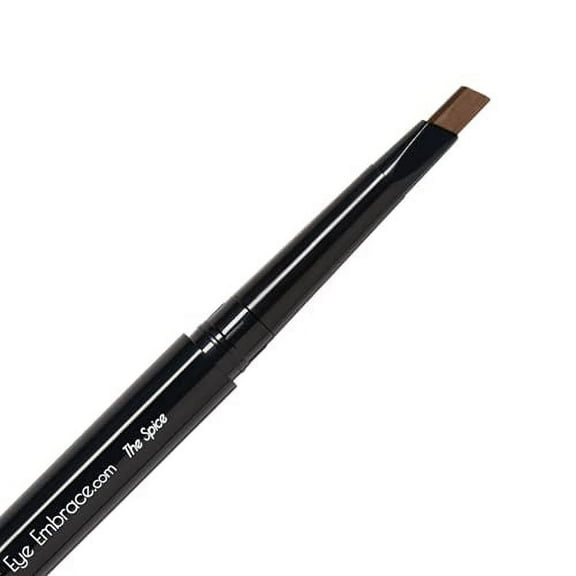 Eye Embrace The Spice: Auburn Brown Eyebrow Pencil – Waterproof, Double-Ended Automatic Angled Tip & Spoolie Brush, Cruelty-Free