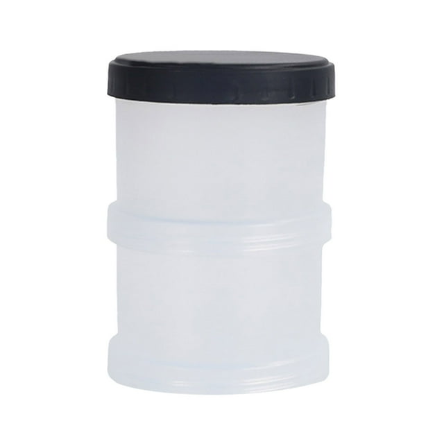 Milk Powder Card Storage Three Layer Milk Powder Three Layer Storage Milk Powder Dispenser Food Milk Powder Portable Kitchen Counter Storage Potato Chip Storage Containers for Pantry Glass Freezer