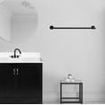 thumbnail image 5 of Design House Kelton Wall Mounted 24" Double Towel Bar, Matte Black, 5 of 11