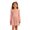 Pink, variant on School Uniforms for Girls Ruffle Long Sleeve Crew Neck Cartoon Print Dress Back-To-School Girls Dresses 2 Years