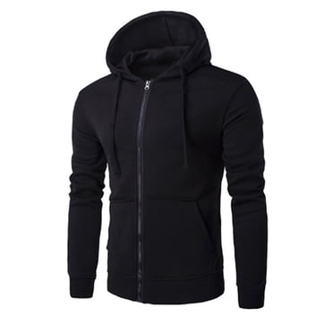 Aofany Hoodies for Men, Mens Hoodies Zipper Hooded Sweater Coat Men's Solid Color Cardigan Men's Fashion Hoodies & Sweatshirts