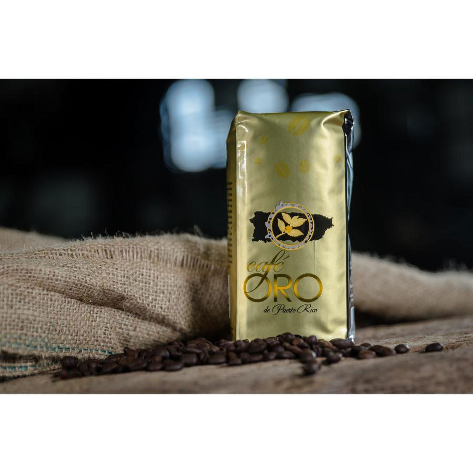 Cafe Oro de P.R. - Puerto Rican Ground Coffee by Cafe Oro Puerto Rico Inc - 8oz - (4 pack)-