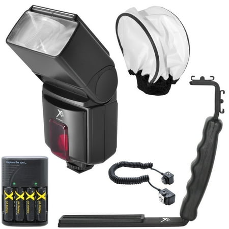 SB800 Pro Series Digital DSLR Dedicated Flash Kit For Nikon DF, D90, D3000, D3100, D3200, D3300, D5000, D5100, D5200, D5300, D5500, D7000, D7100, D7200, D300, D300s, D600, D610, D700, D750,