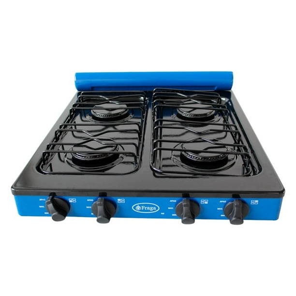 Parrilla Fraga P705 A Gas 4 Quemadores Porcelanizada azul 1 Fraga P705