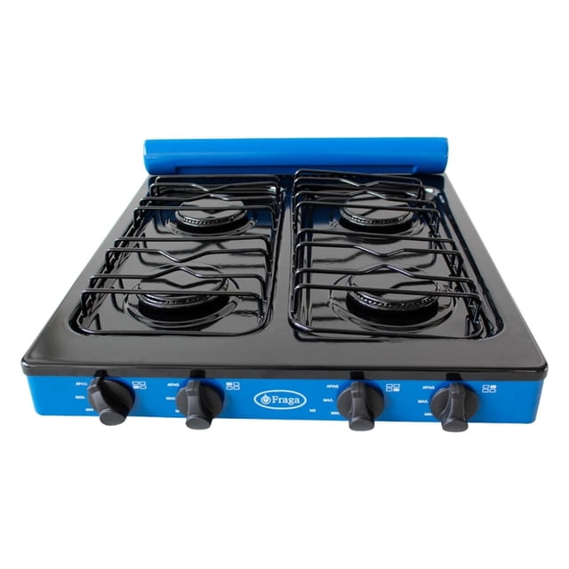 Parrilla Fraga P705 A Gas 4 Quemadores Porcelanizada azul 1 Fraga P705