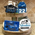 thumbnail image 3 of EOPUING Graduation Tiered Tray Decorative Class Of 2022 Congratulations Graduation Wooden Tiered Tray Decorative Sign, 3 of 8