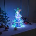 thumbnail image 2 of Prismatic Iridescent Christmas Tree Colored Christmas Tree Night Lights Desktop Christmas Tree Decoration with LED Lights For Christmas Rooms Indoor Decoration Christmas Gift, 2 of 8