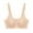 Beige, variant on Finetoo Womens Wireless Bras Comfortable Push Up Bra Seamless No Underwire Bra Full Support Lift Bralette Everyday Regular and Plus Size