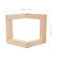 thumbnail image 2 of MasteelfCA 4pcs Creative Solid Wood 3D Printing Moon Lamp Bracket Pat Light Solid Wood Base, 2 of 8