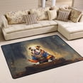 thumbnail image 3 of Cool Dog Area Rug Washable 72 x 48 Floor Carpet Mat Non Slip for Bedroom Living Room Kids Room Home Decor, 3 of 7