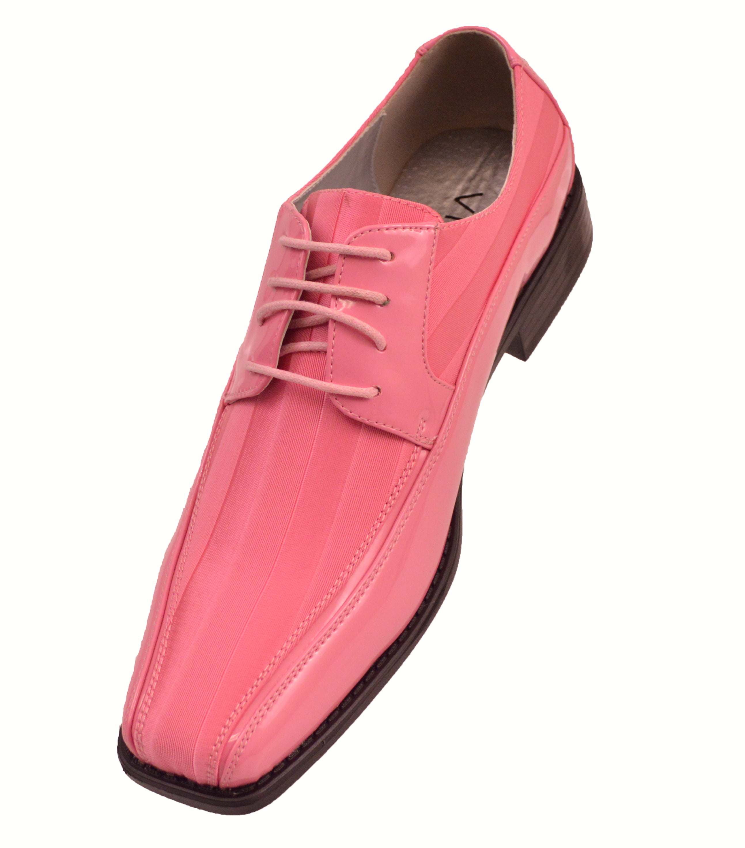 Viotti - Viotti Mens Striped 179 Lace-Up Oxford Formal Dress Shoe Pink ...