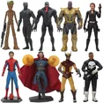 thumbnail image 2 of Marvel Los Vengadores Iron Man Mk46 Groot Spider Man Venom Doctor Strange Thor 1/6 Figura Modelo Coleccionable Adornos Juguete Regalos Divertidos, 2 of 5