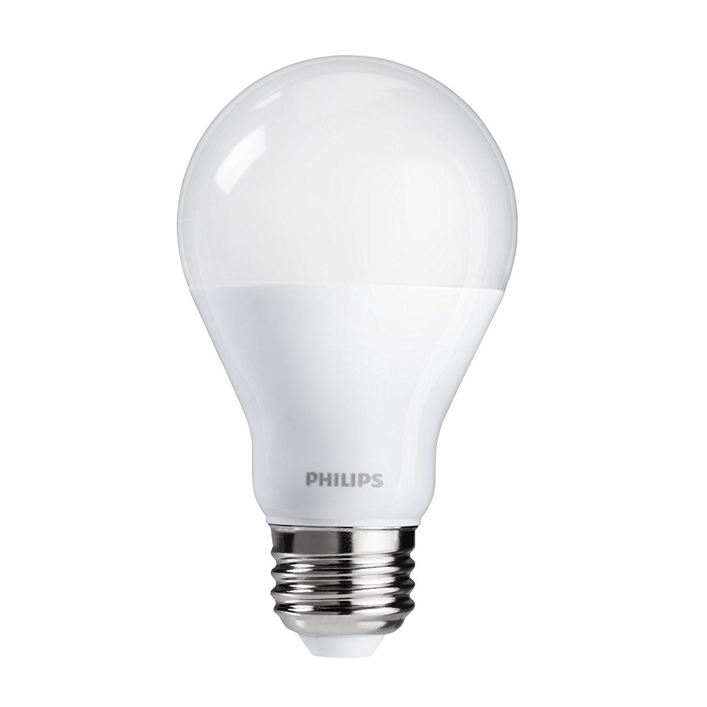 Philips LED Light Bulb, A19, Soft White, 60 WE