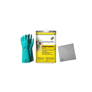 Sunnyside VM&P Naphtha Paint Remover Kit with Gloves and Microfiber Cloth