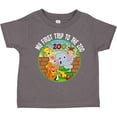 thumbnail image 3 of Inktastic 1st Trip to Zoo Animals Boys or Girls Toddler T-Shirt, 3 of 5