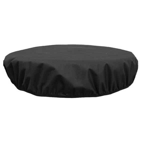 600D Oxford Cloth Outdoor Circular Fire Pit Cover Waterproof Weather Resistant for Garden Patio