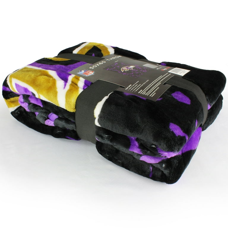 Baltimore Ravens 50 x 60 Teen Adult Unisex Comfy Throw Blanket