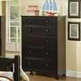 thumbnail image 3 of Tcbosik 5-Drawer Dresser for Bedroom, Modern Chest of Drawers for Living Room, Black, 3 of 6