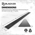 thumbnail image 4 of Black Ice 7' x 10" Snowmobile Trailer Ski Guides for Friction-Free Loading, 8 Pack, 4 of 7