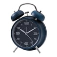 thumbnail image 2 of Reloj Despertador de metal Zulema mecánico de diseño vintage, 2 of 5
