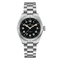 Hamilton Khaki Field Quartz H69401910 - 38mm Stainless Steel, White Dial, Green NATO Strap
