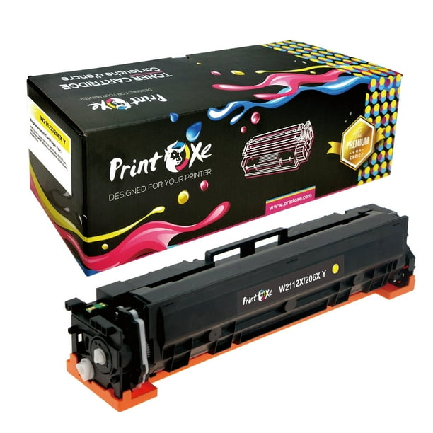 W2112X Yellow {WITHOUT CHIP} 206X Compatible High Yield of 206A / W2112A Toner Cartridge for HP